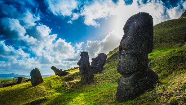 Moai-statuer på Rano Raraku, Påskeøya
