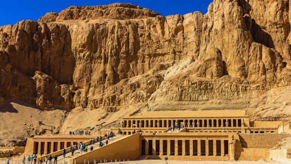Mortuary Temple of Hatshepsut in Deir el-Bahari - Egypt