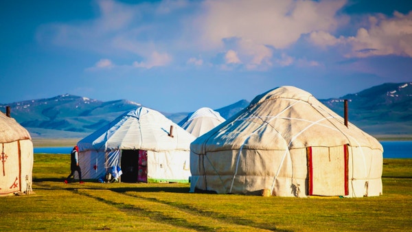 Tradisjonelle telt i Kirgisistan