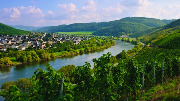 Moselle-elven i Frankrike