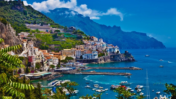 Utsikt over vakre Amalfi.