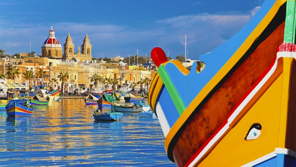 Marsaxlokk fiskelandsby, Malta