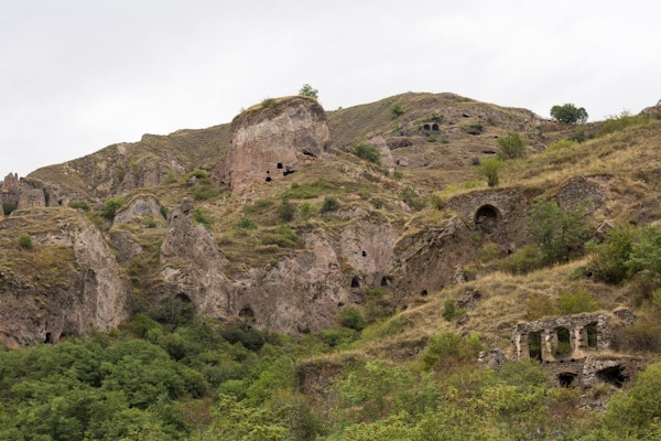 Hulebyen Khndzoresk i Armenia.