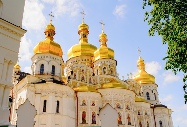 Uspenskiy ortodokse katedral, Kiev Pechersk Lavra, Ukraina.