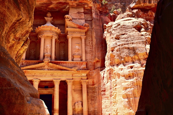 Treasury Temple at Petra (Al Khazneh), Jordan