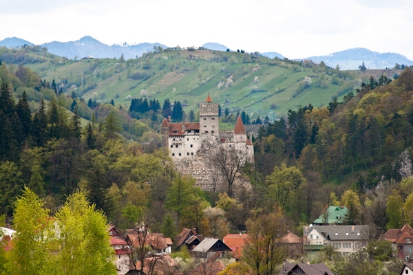 Dracula sitt slott i Romania
