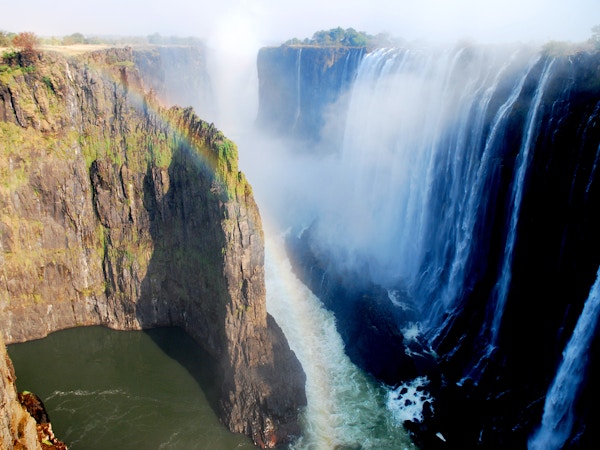 Victoria Falls i Zimbabwe.