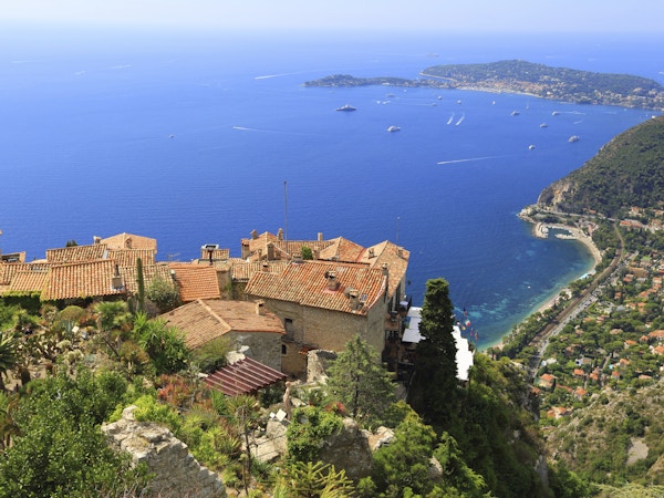 Eze landsby og Middelhavet, Franske Riviera
