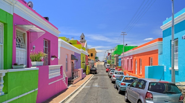 Det er opplevelse å spasere rundt i Bo’kaap Township i Cape Town.