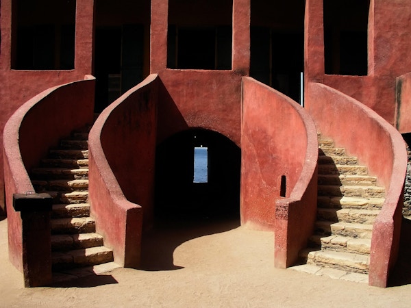 Slavehuset på Gorée nær Dakar står på UNESCOs verdensarvliste.