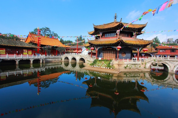 Yuantong Kunming Tempelet i Kunming, hovedstaden i den kinesiske provinsen Yunnan.