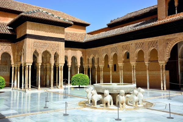 Løvegården i Alhambra, Granada