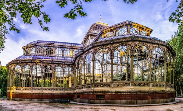 Palacio de Cristal Park i Madrid, Spania