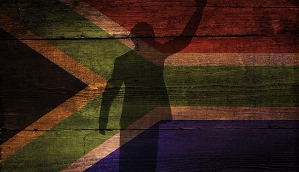 Det nåværende sørafrikanske flagget ble tatt i bruk etter aparteidregimets fall i 1994.