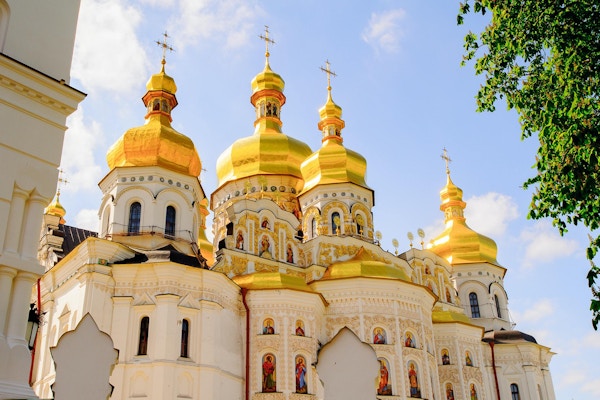 Uspenskiy ortodokse katedral, Kiev Pechersk Lavra, Ukraina.