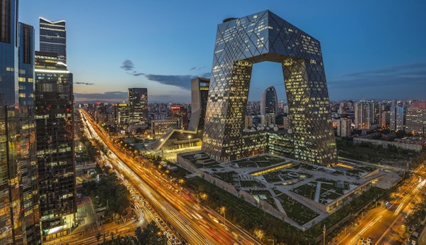 Beijing Central Business District, blanding av kontorer og leiligheter