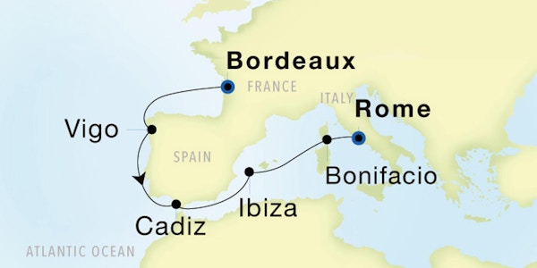 Kart Seadream 2021 Bordeaux- Roma