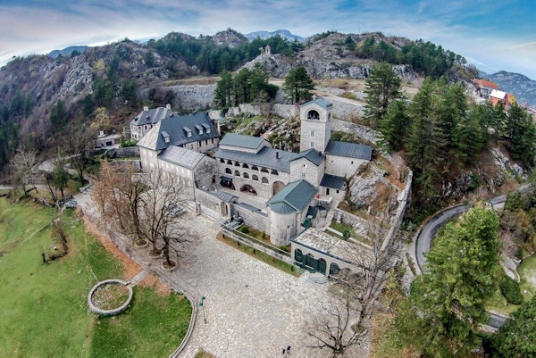 Kloster i Cetinje, Montenegro.