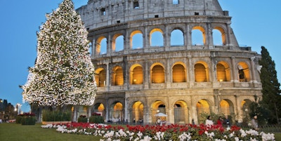 Roman Colosseum feirer jul