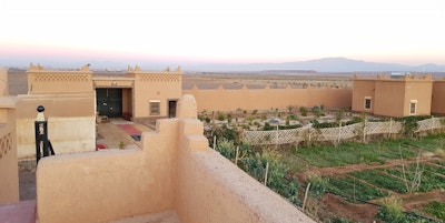 Eco-lodge i ørkenen, Marokko, Afrika
