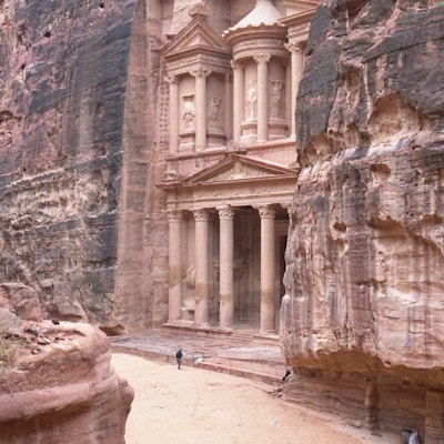 Petra ancient treasury petra jordan