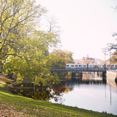 Parken Kungsparken i sentrum av Gøteborg