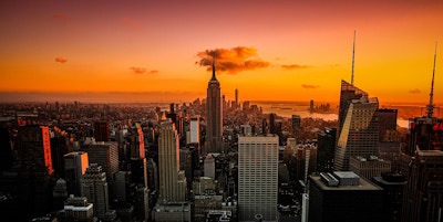New york sunset unsplash