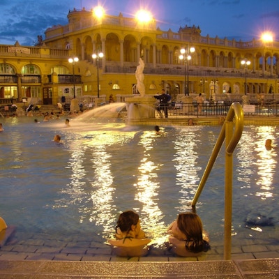 Széchenyi badet i Budapest