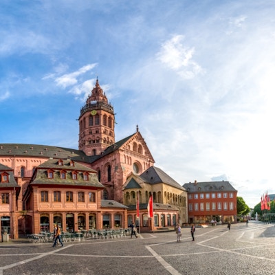 Domplassen i Mainz, Tyskland