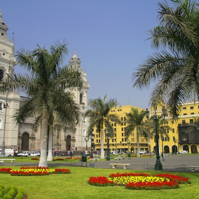 Mange flotte bygninger i Lima.