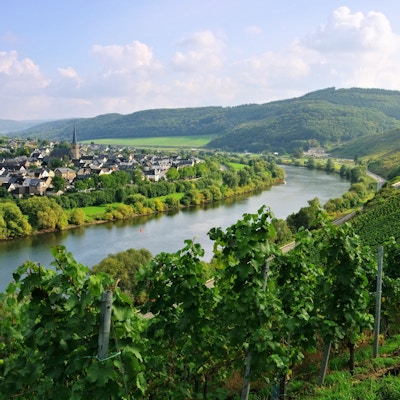 Moselle-elven i Frankrike