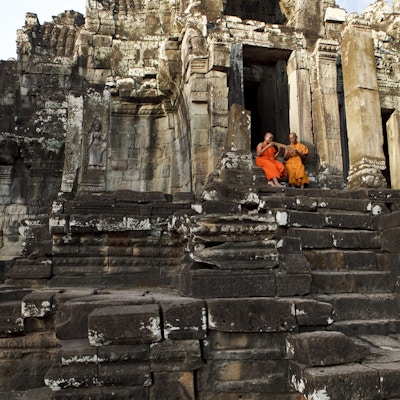 3 munker i Siem Reap, Kambodsja