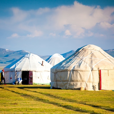 Tradisjonelle telt i Kirgisistan