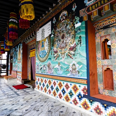 Foto tatt i Bhutan som viser unik kultur og religion.