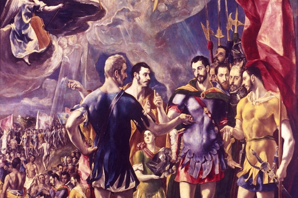 Maleri "The Martyrdom of St. Maurice" av El Greco