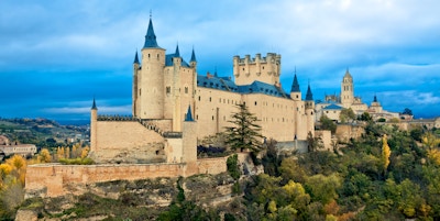 Slottet Alcazar i Segovia, Spania