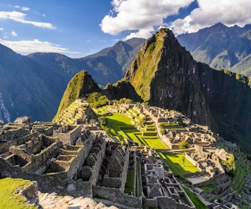 Machu Picchu, et peruansk historisk fristed i 1981 og et UNESCOs verdensarvliste i 1983. En av verdens nye syv underverk