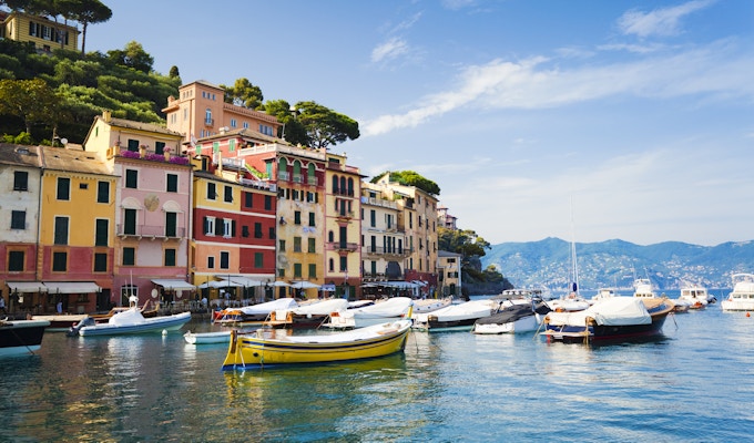Portofino - berømt italiensk landsby i provinsen Genova (Liguria, Italia).