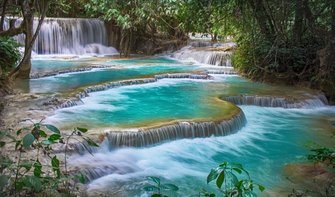 Kuang Si Falls, Luang Prabang Province, Laos