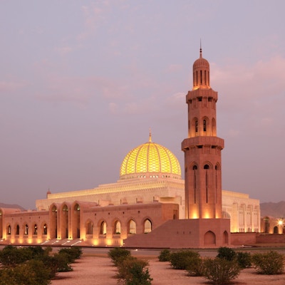 Sultan qaboos grand mosque in muscat oman
