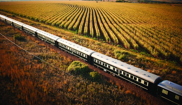 Luftfoto, Rovos Rail i Sør-Afrika