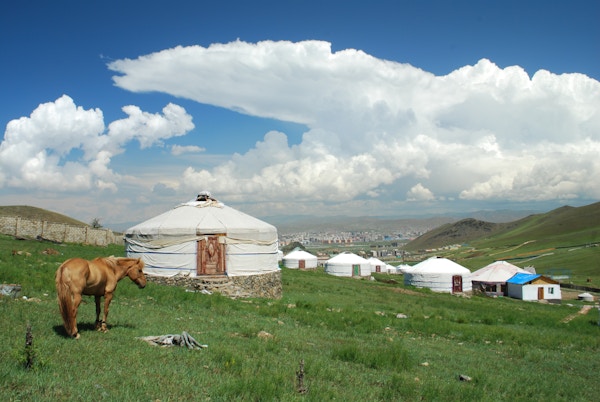 Ulan Bator i Mongolia.