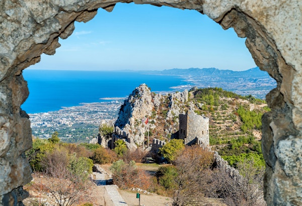 St. Hilarion-slottet på Nord-Kypros