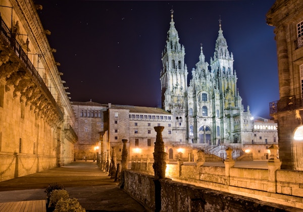 Katedralen i Santiago de Compostela, Spania.