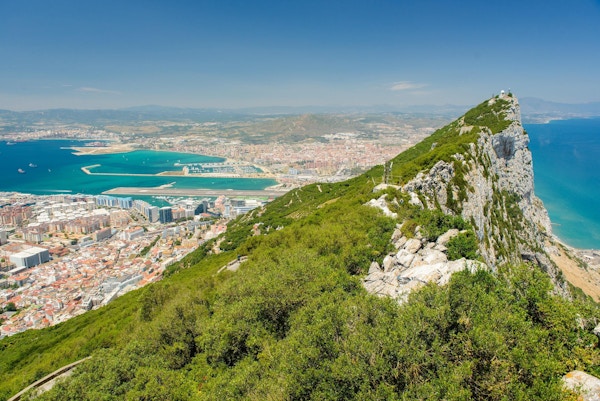 Vakker utsikt på Gibraltar
