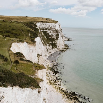 White cliffs of Dover, Storbritannia