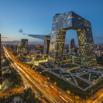 Beijing Central Business District, blanding av kontorer og leiligheter
